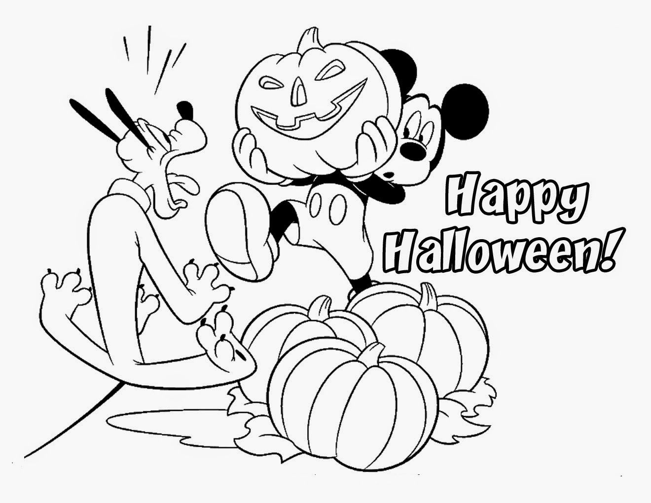 Printable Mickey Mouse Coloring Pages 