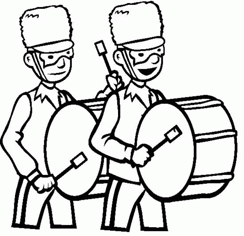 Clip Arts Related To : drumline marching band coloring pages. 