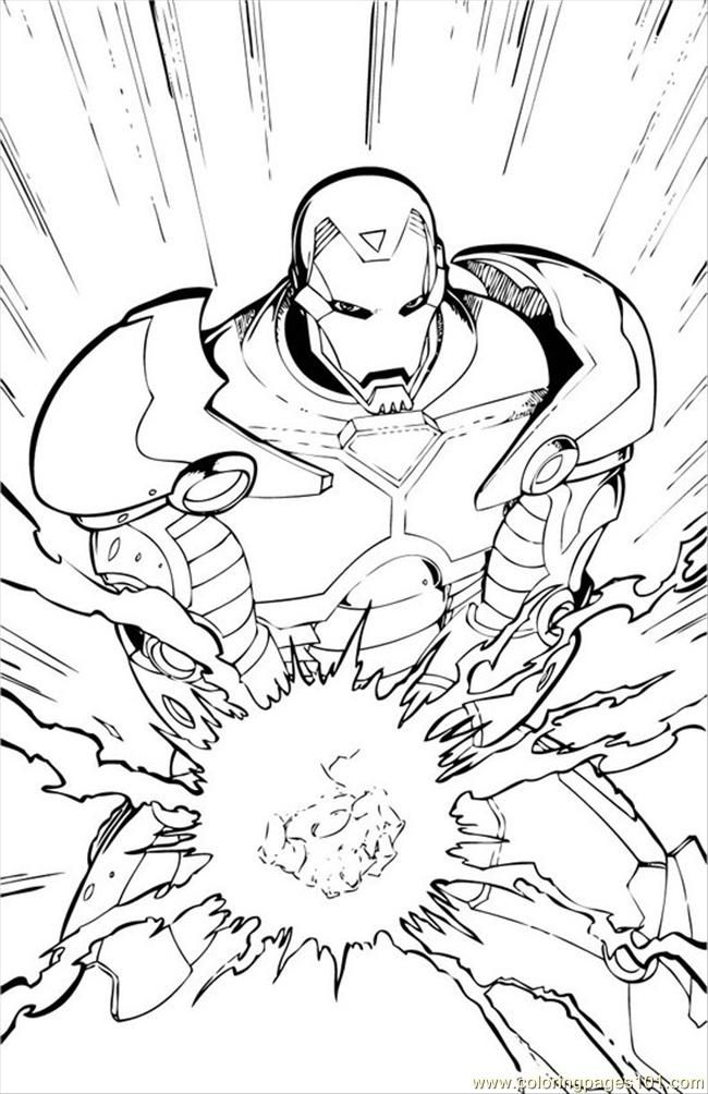 Coloring Pages Fantastic Four5 (Cartoons  Fantastic Four)| free printable