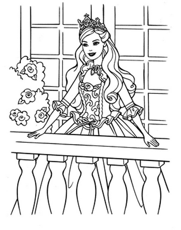 Barbie Colouring Pages