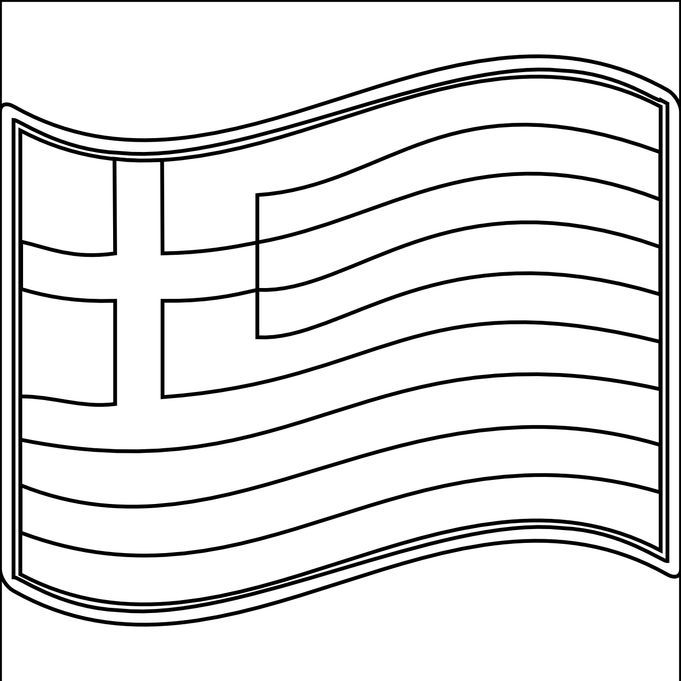 Ancient Greek Flag Coloring Page Clip Art Library