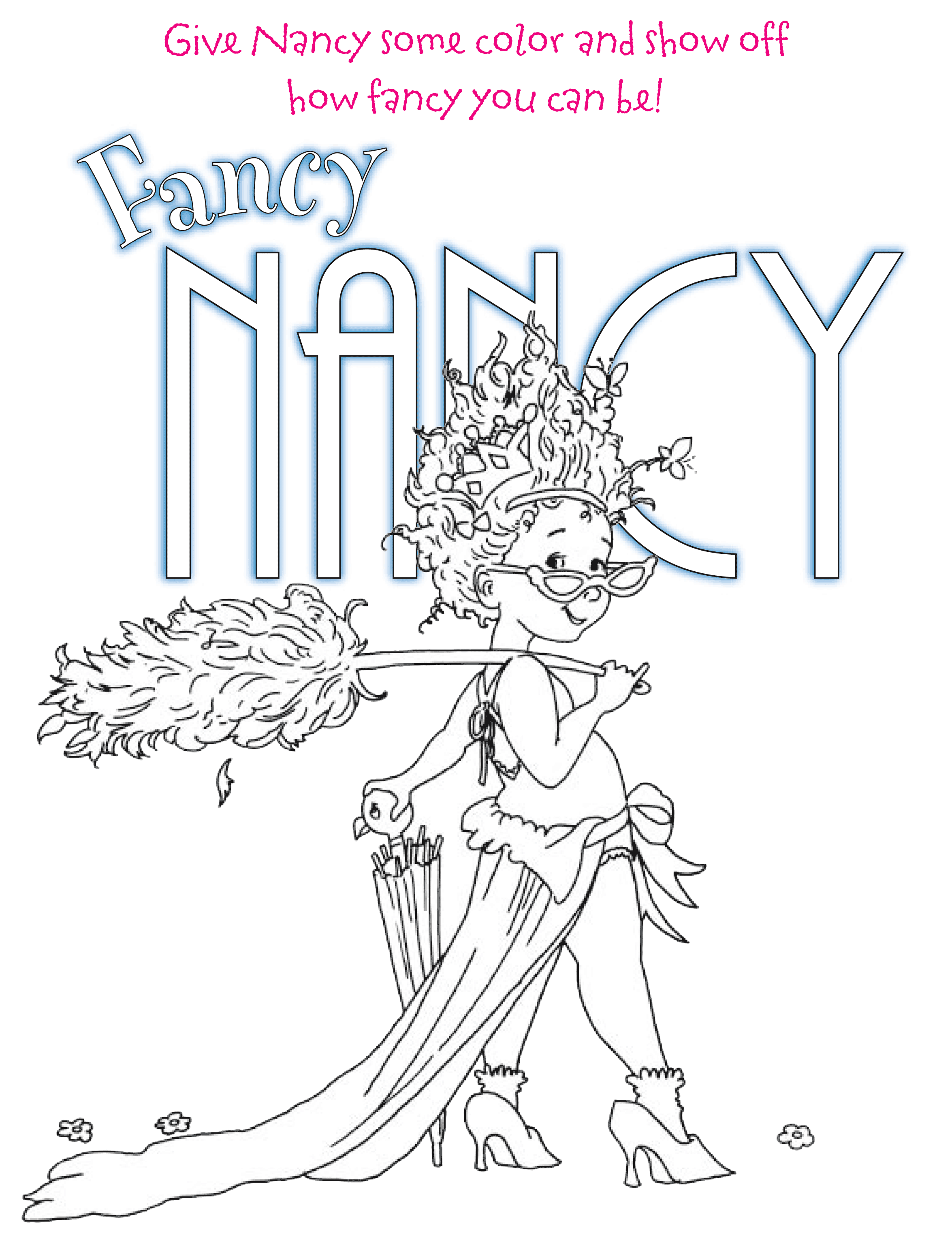 printable-fancy-nancy-coloring-pages-clip-art-library