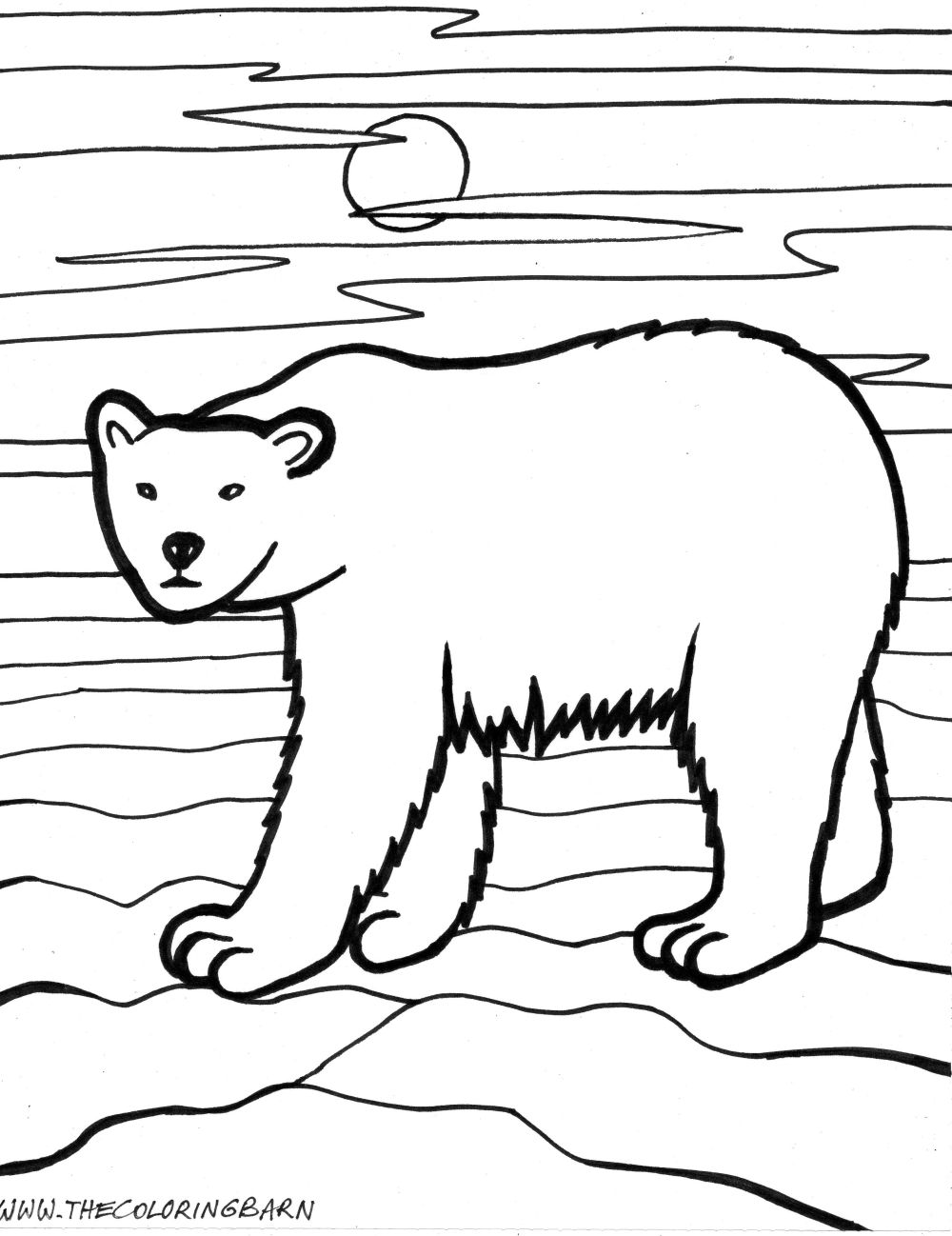 Free Coloring Pages Of Arctic Animals | High Quality Coloring Pages