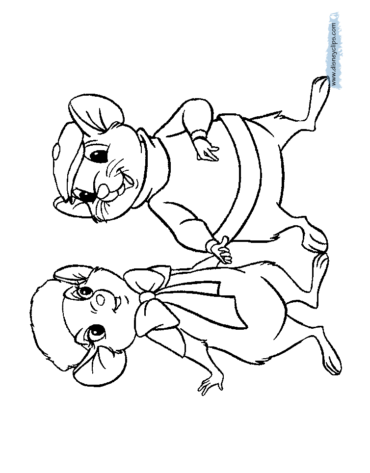 The Rescuers Printable Coloring Pages | Disney Coloring Book