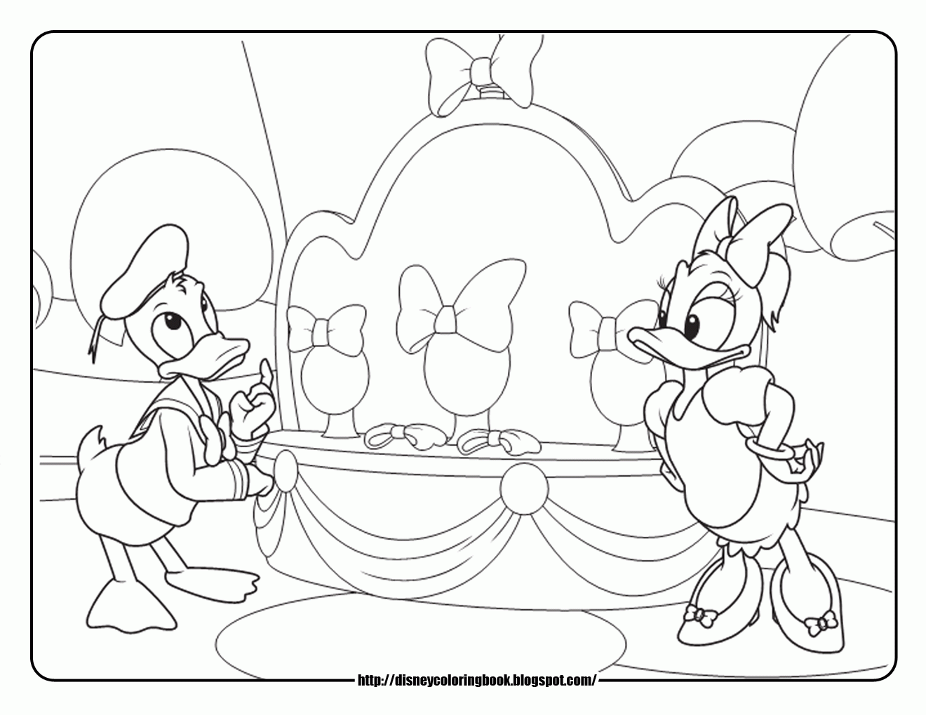 Mickey Mouse Coloring Page  