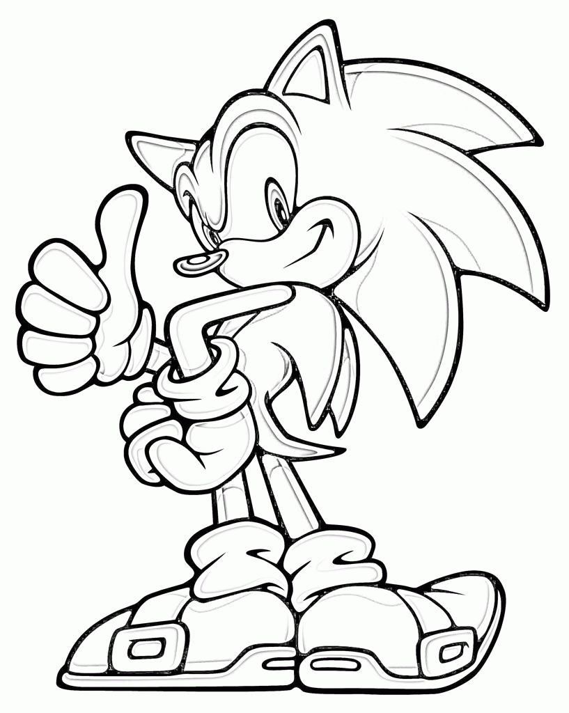 sonic the hedgehog coloring pages   Clip Art Library
