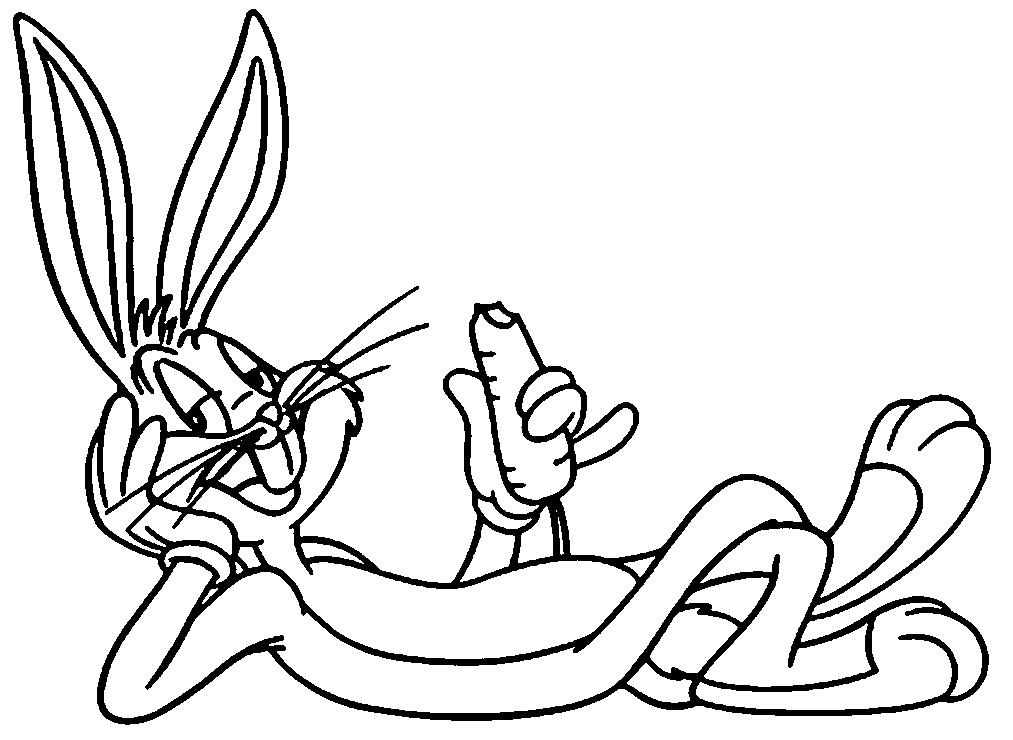 Bugs Bunny Looney Tunes Characters The Looney Tunes Show Coloring
