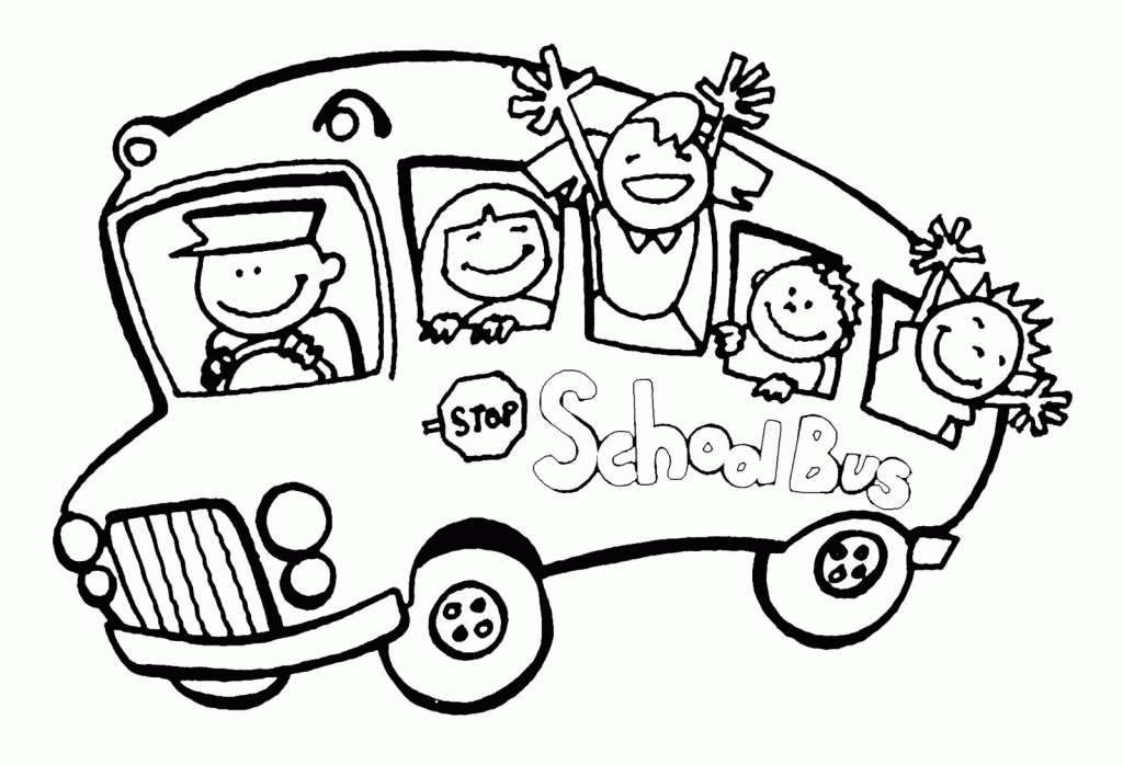 School Bus Driver Coloring Page | Clipart library - Free Clipart Images