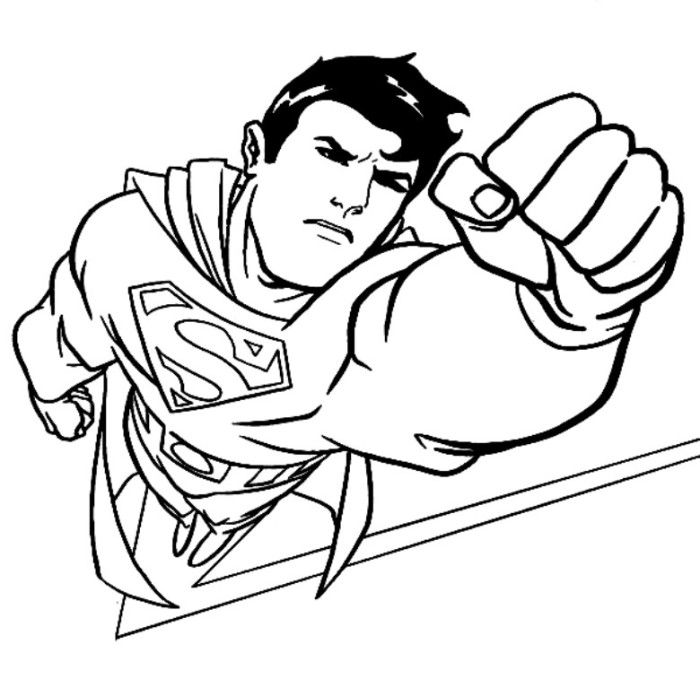 Superman Coloring Pages |Clipart Library