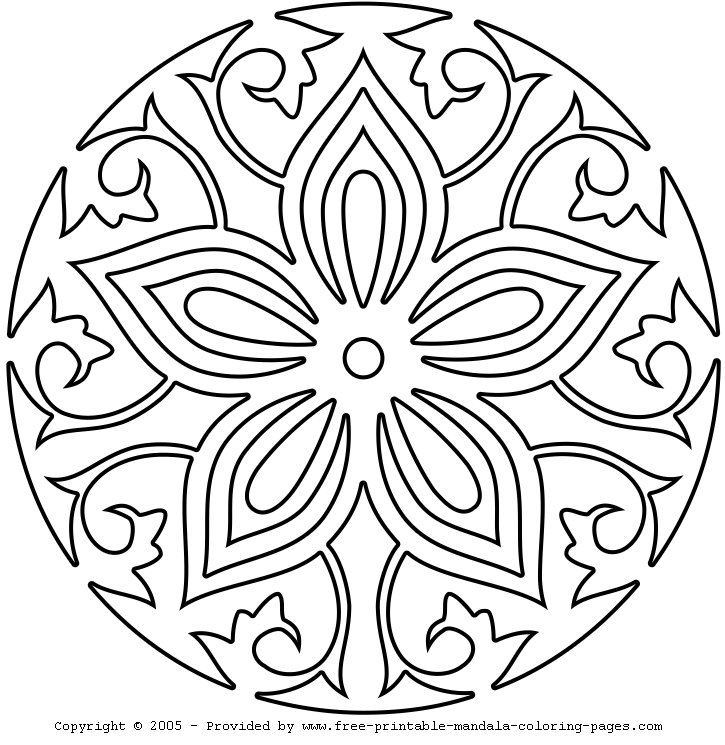 Mandala Coloring:Clipart Library 2