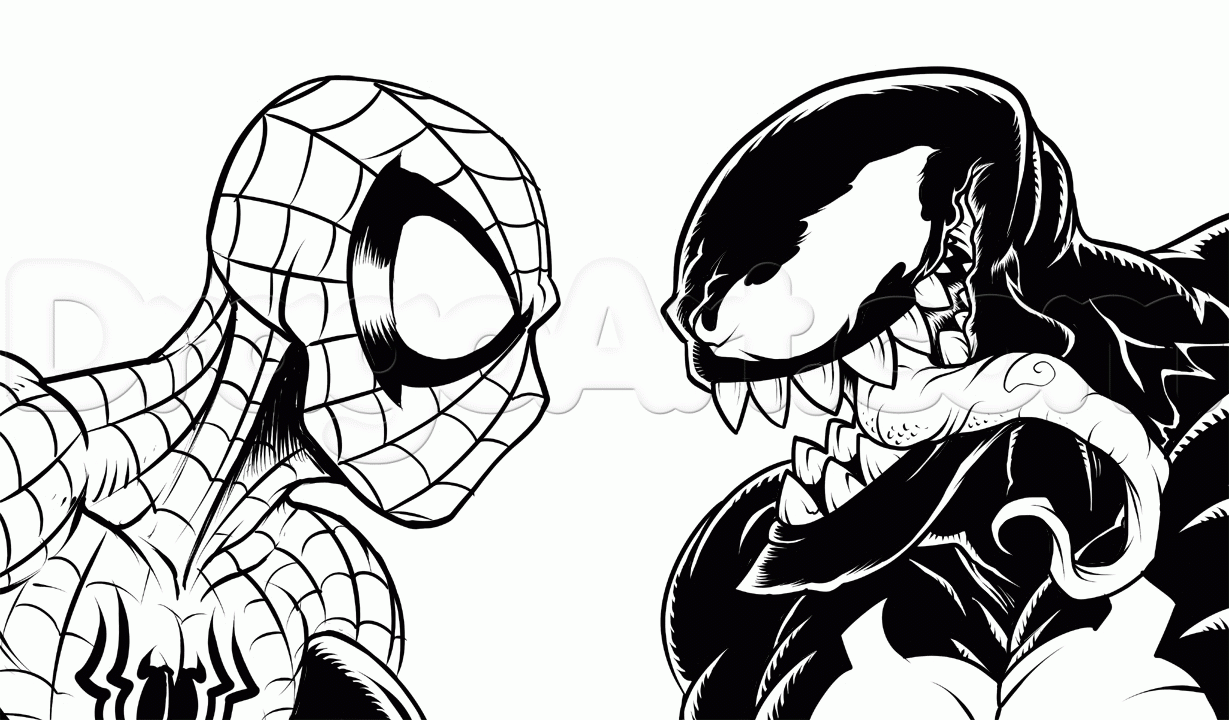 carnage spiderman coloring pages