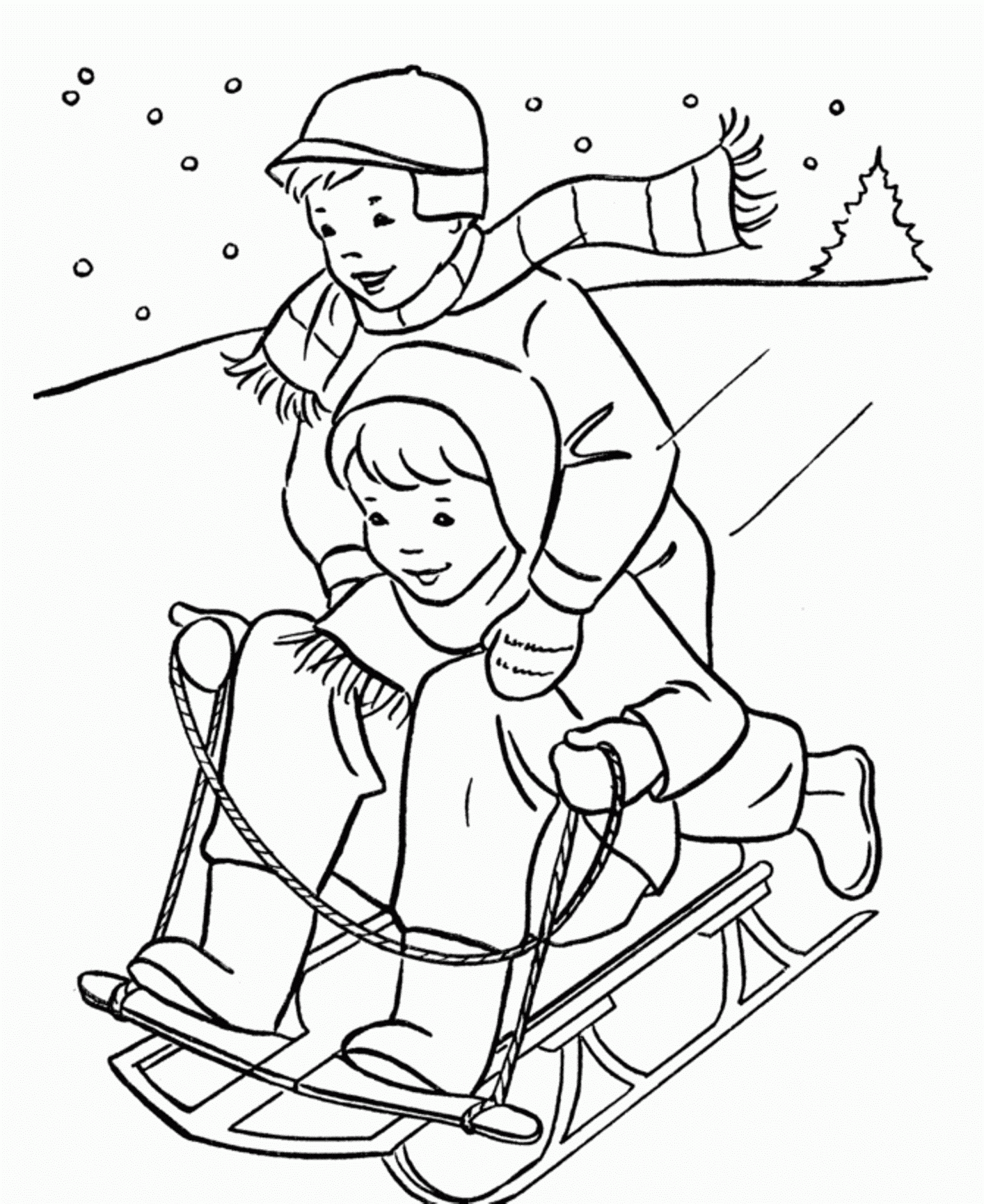 Free Free Winter Coloring Pages for Kids Printable, Download Free Free