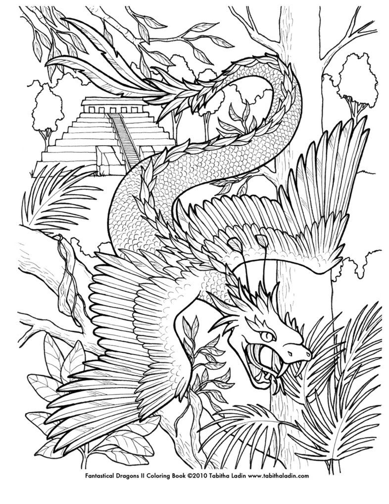 Adult. Top Fantasy Coloring Pages Images. Dashah Beauty Coloring Page