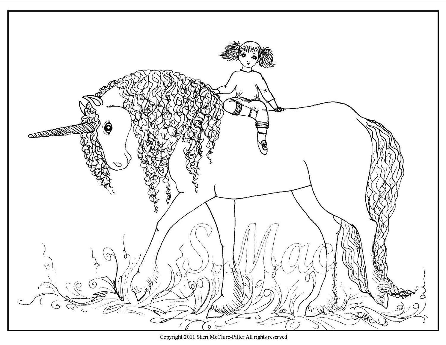 Free Printable Unicorn Coloring Page Download Free Clip Art Free Clip Art On Clipart Library