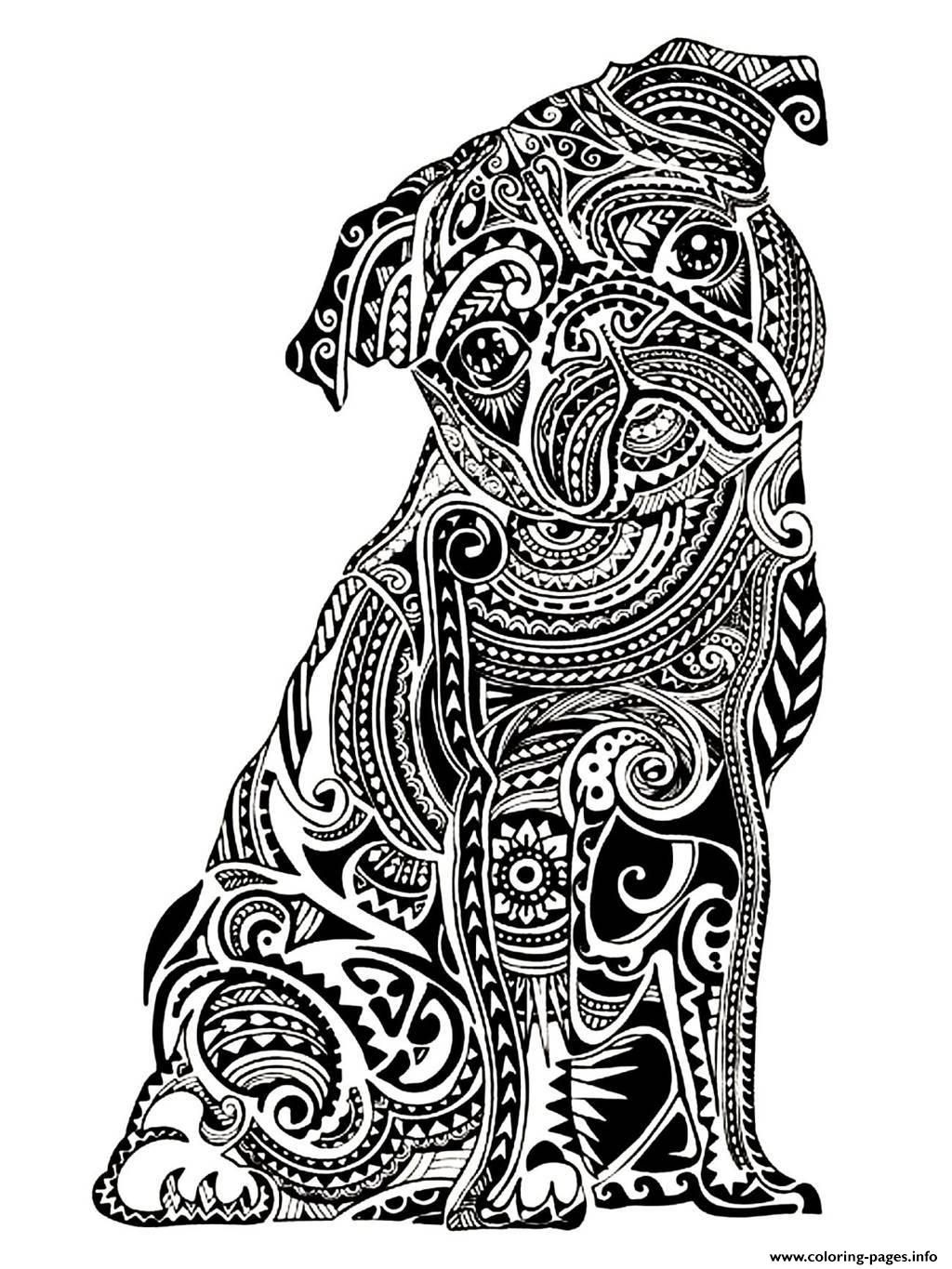 Featured image of post Dog Coloring Pages For Adults / Download this dog coloring book app and have fun coloring beautiful, highly detailed images that are collected in this app.
