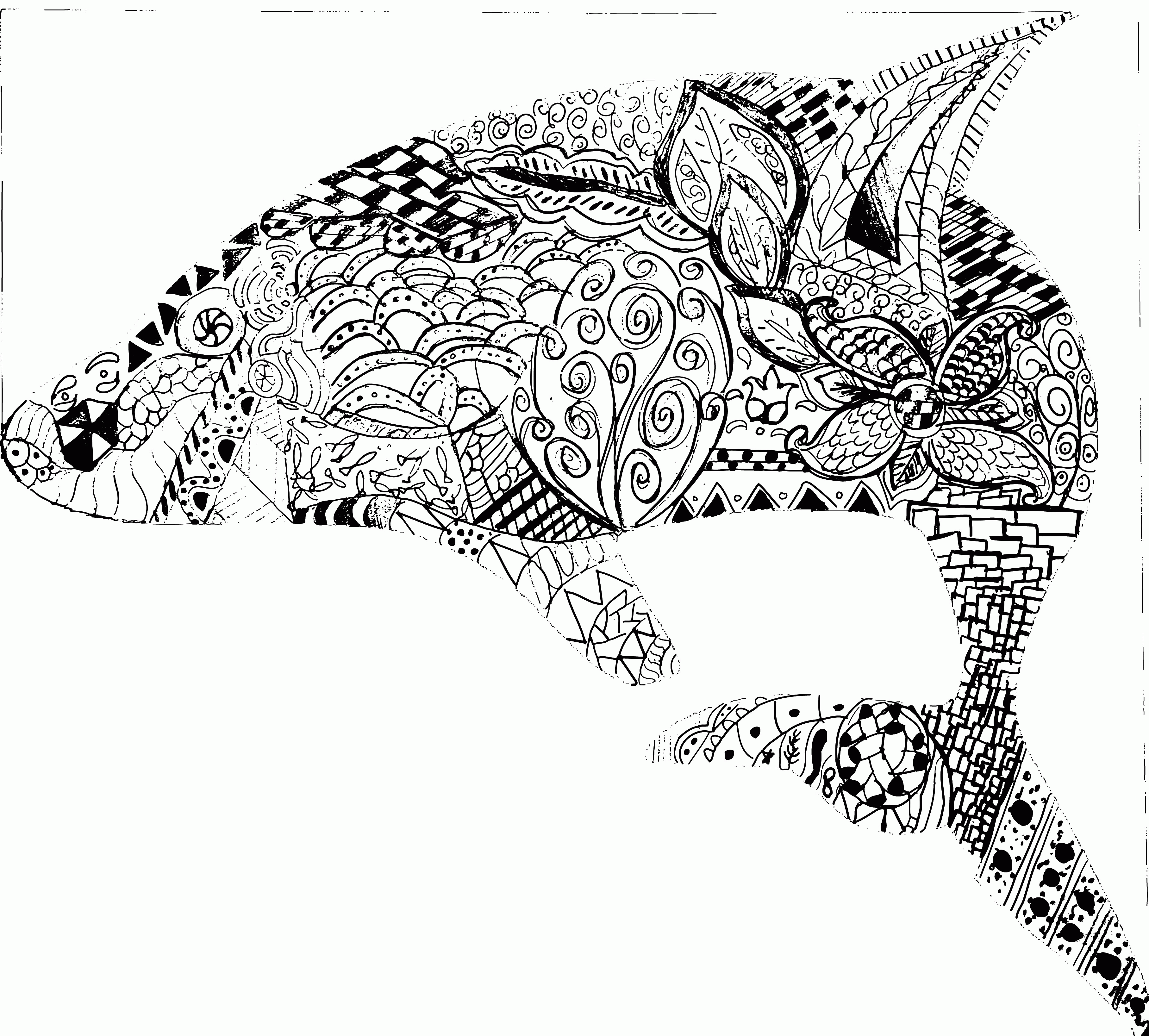 Free Mosaic Coloring Pages Of Animals, Download Free Mosaic ...