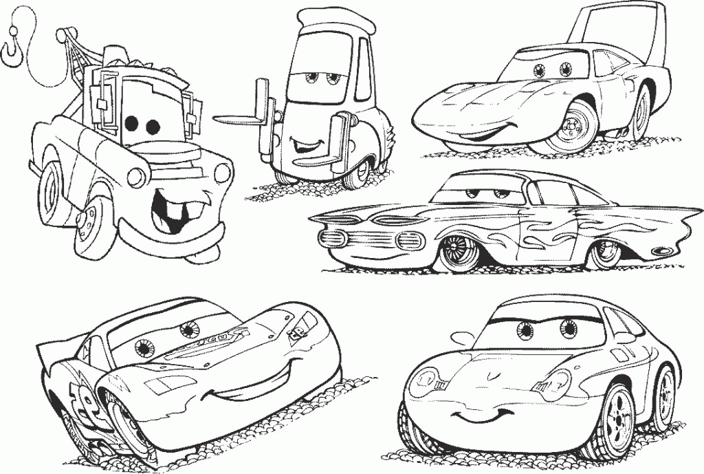 disney cars coloring