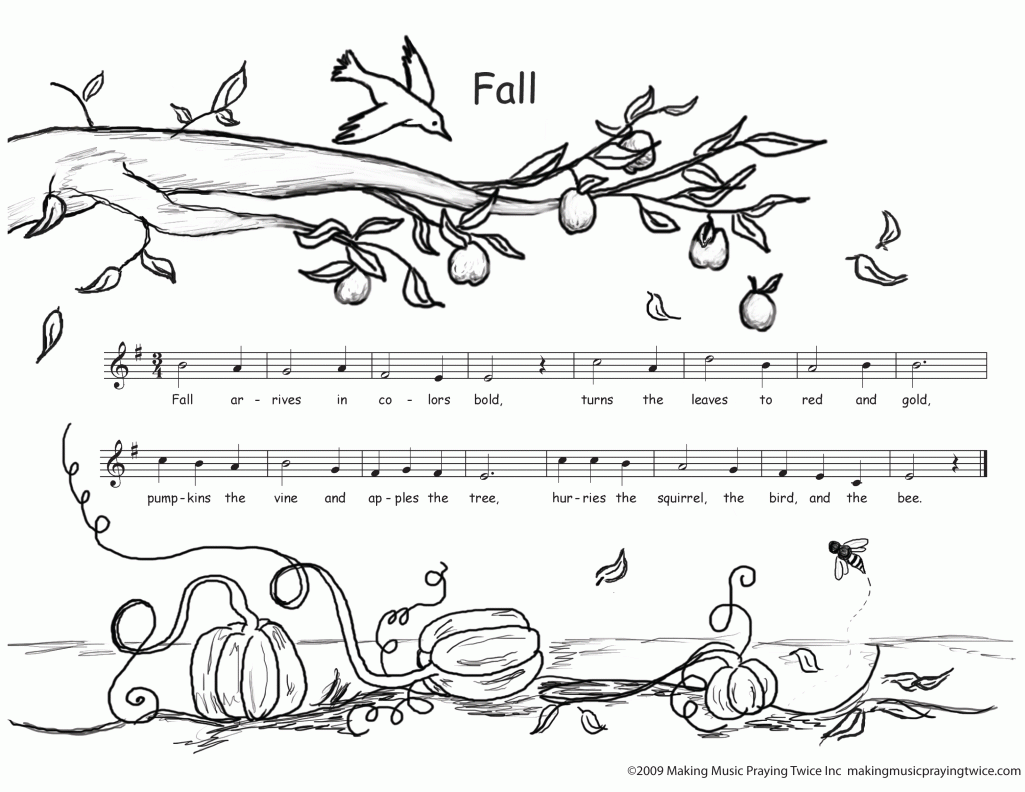 coloring book children pages of music notes