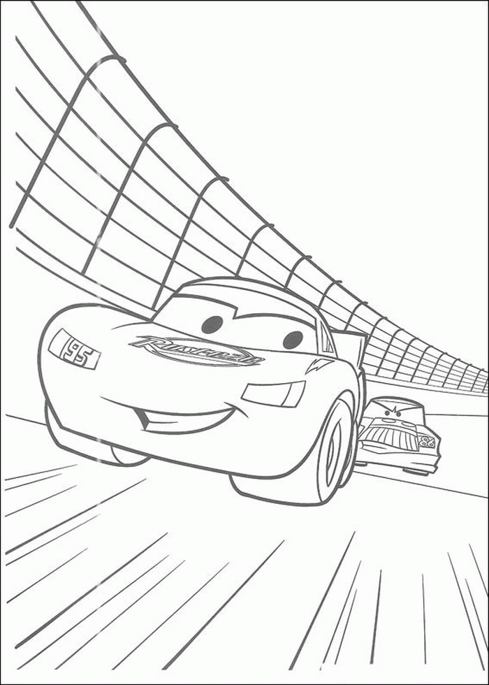 Free Coloring Pages Cars Pixar