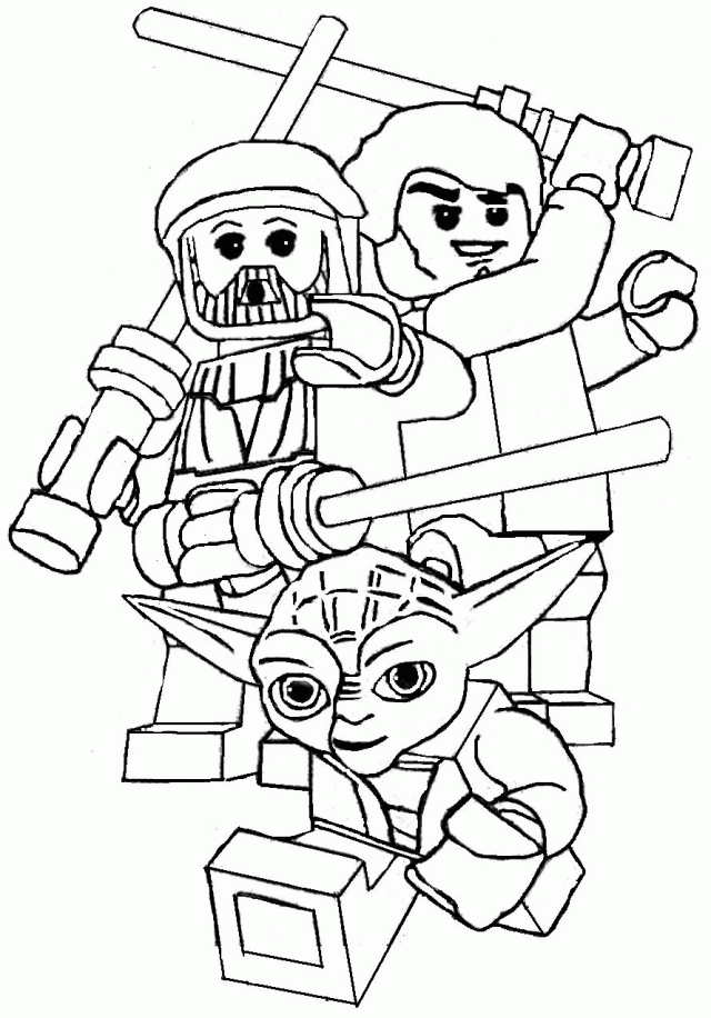 Star Wars Coloring Pages Large Clip Art Library