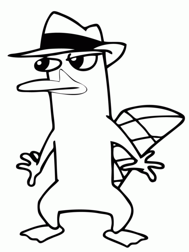 Platypus| Coloring Pages for Kids Colouring Page