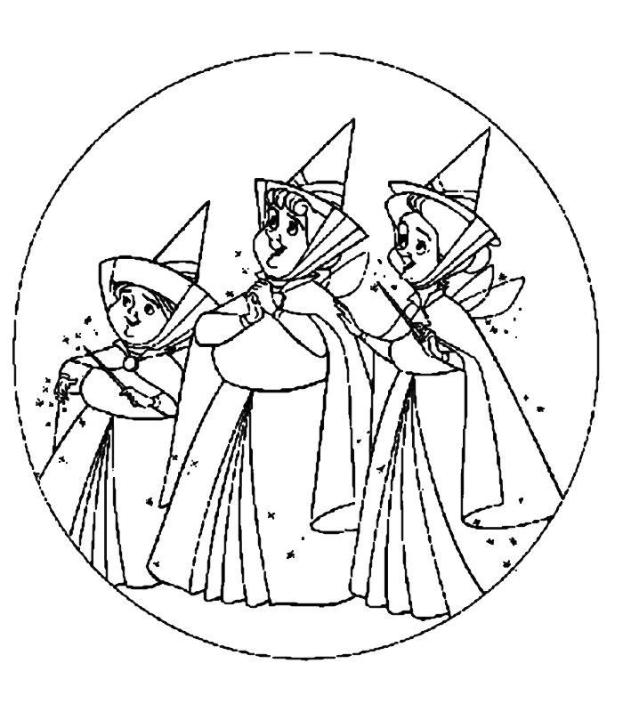 Coloring pages the sleeping beauty 