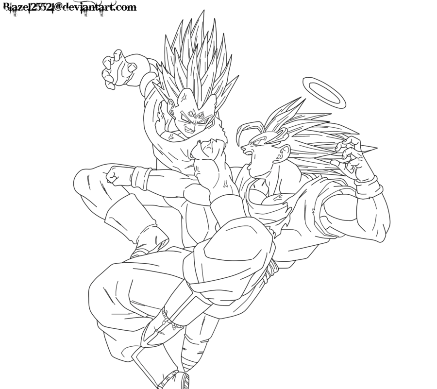  Majin Vegeta Coloring Pages - Vegeta Coloring Pages