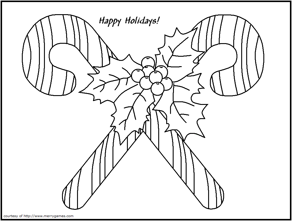 Christmas Stocking Coloring Pages  