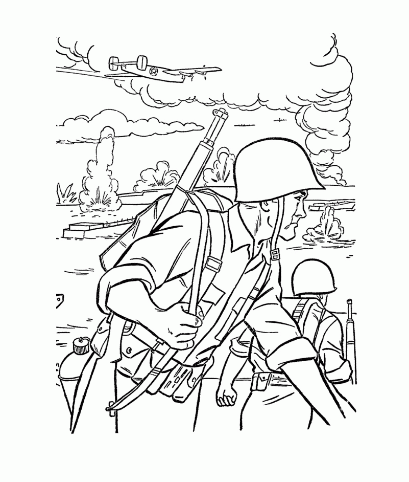  Toy Army Men Coloring Pages - Printable Army Coloring