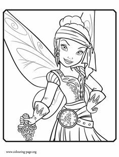 Girl Pirate | Coloring Pages for Kids and for Adults