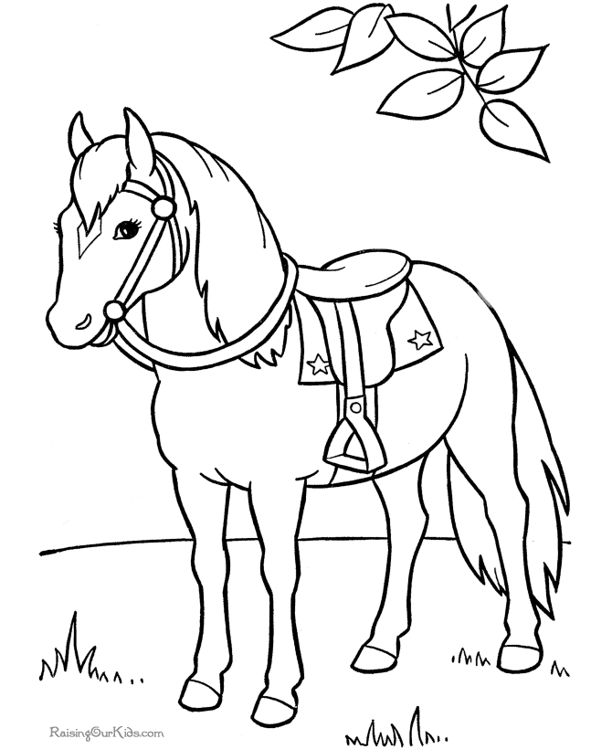 Coloring Pages of Horse to Print