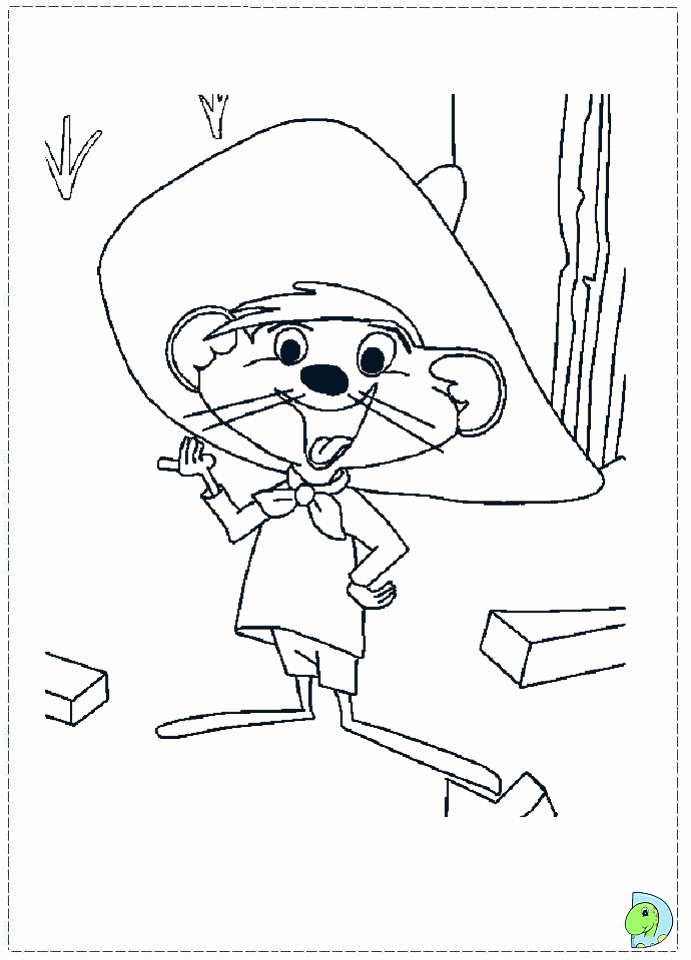 Speedy Gonzales Coloring page