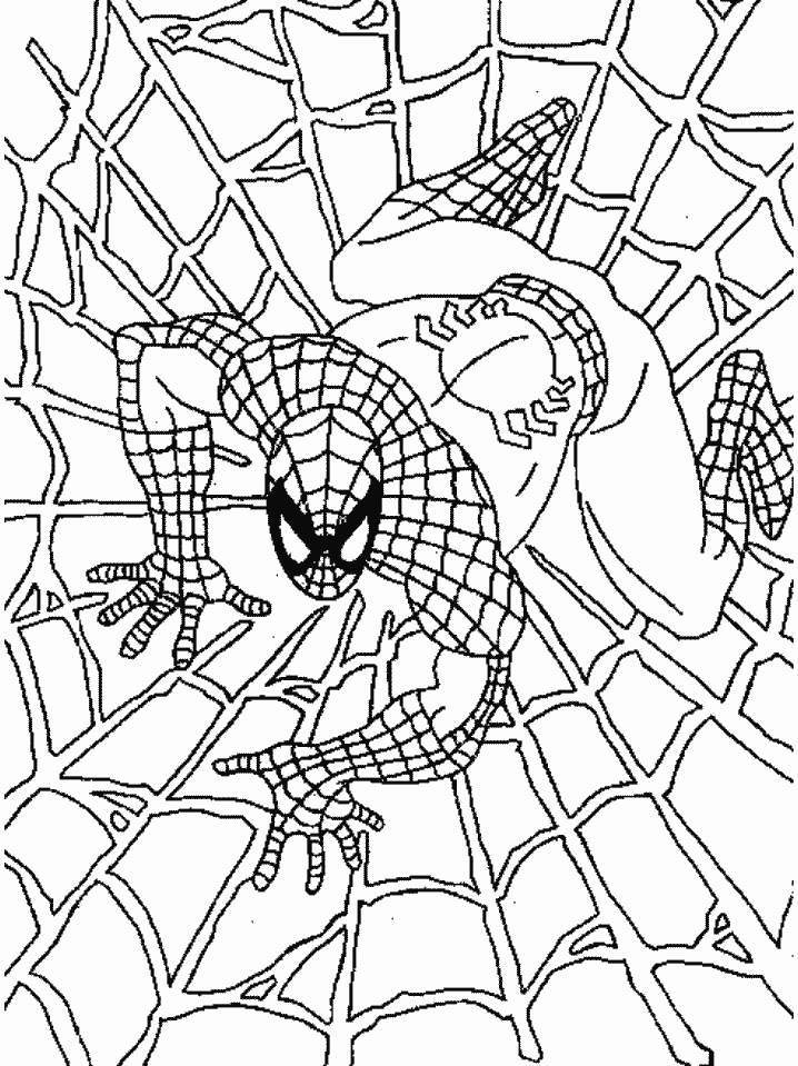 Spiderman Cartoon Drawing Black And White - bmp-hoser