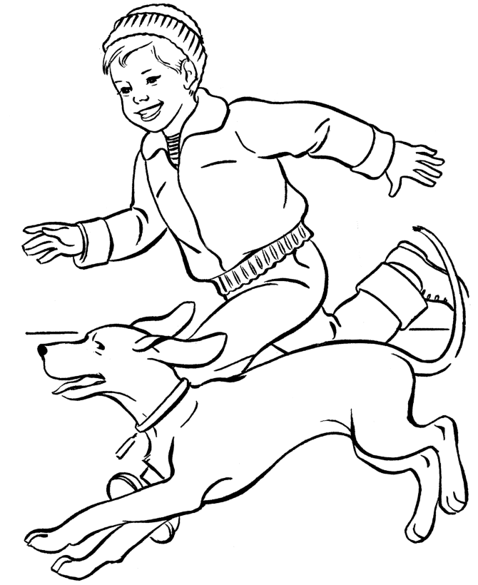 Dog| Coloring Pages for Kids Printable | Free coloring pages