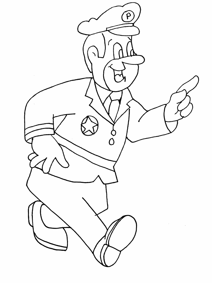 police11 - police Coloring Pages -Clipart Library- Free
