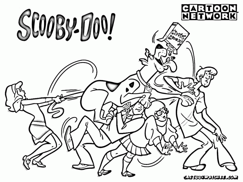 Scooby Doo Printable Coloring Pages - Free Coloring Page