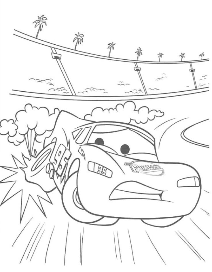 Lightning Mcqueen Coloring Pages Free Printables