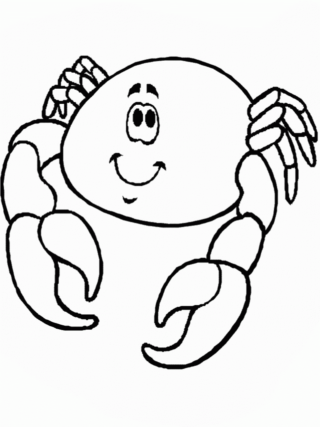 Download Crab| Coloring Pages for Kids Or Print Crab Coloring Pages