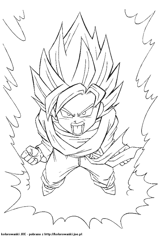 w goku Colouring Pages