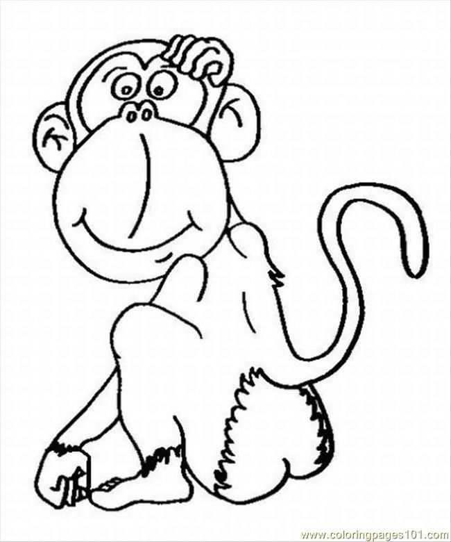 Clip Arts Related To : realistic monkey coloring pages. view all Spider Mon...