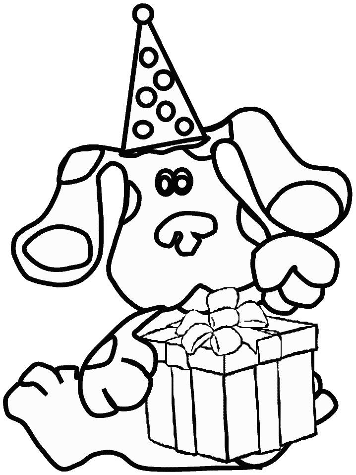 Blues Clues Colouring Page