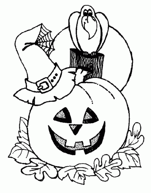 Free Halloween Adult Coloring Pages, Download Free Halloween Adult