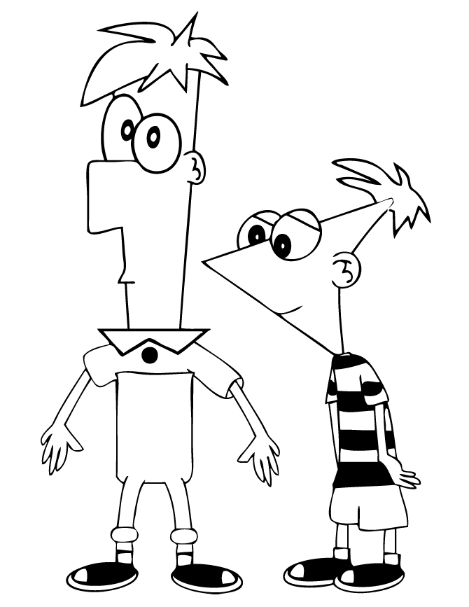 Search Results Phineas And Ferb Color By Number