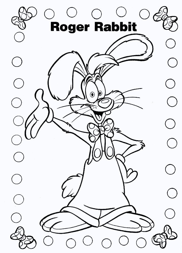 Krafty Kidz Center: Roger Rabbit coloring sheets
