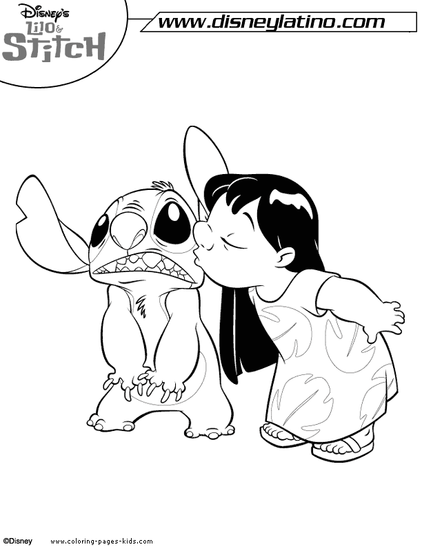 Lilo  Stitch coloring pages | Coloring Pages for Kids - disney