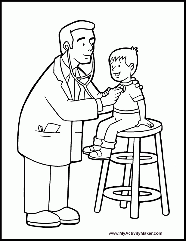 Coloring Pages Of Doctors | Free Printable Coloring Pages | Free