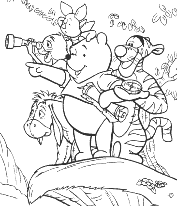 Free Pooh And Friends Coloring Pages Download Free Clip Art Free Clip Art On Clipart Library