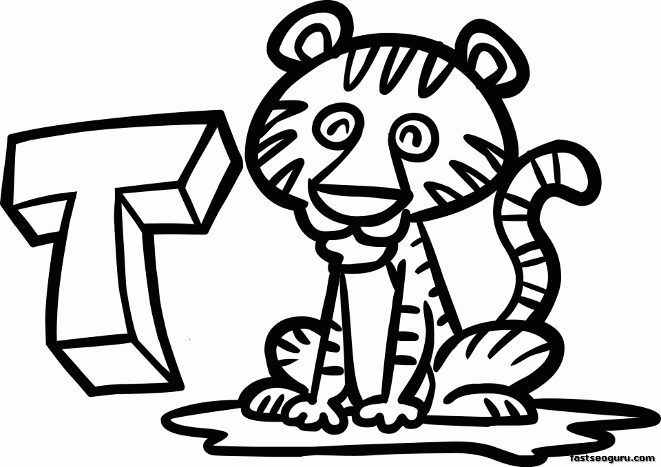ide tiger-coloring-pages-animal-for-printable-101421 Best