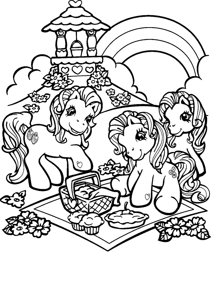 My little ponny printable coloring pages Mike Folkerth 