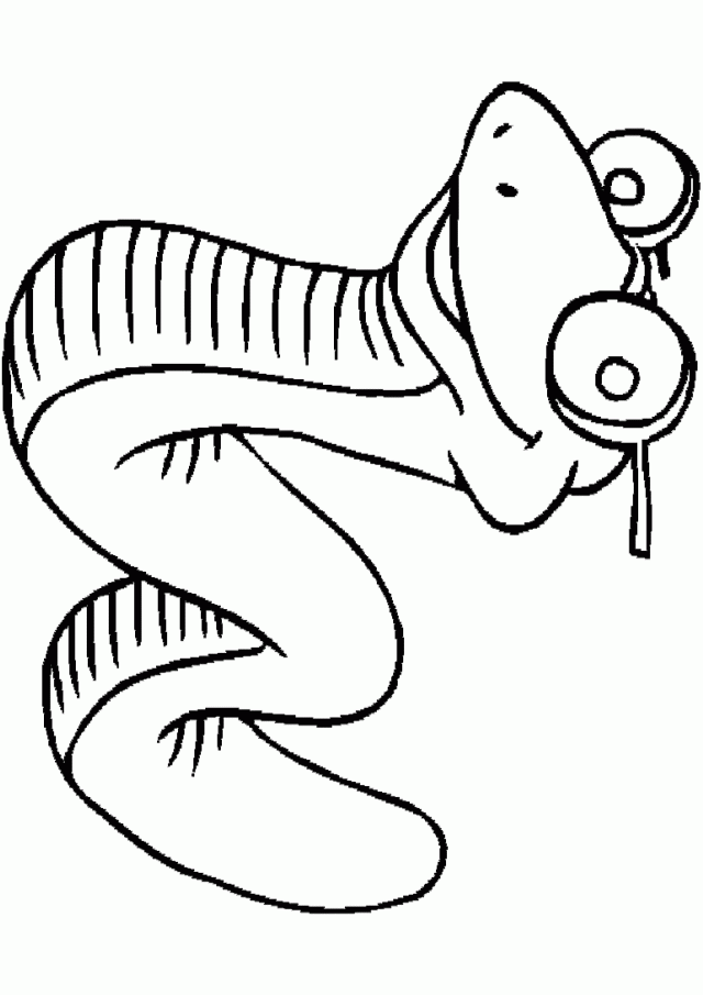 Snake Animal Coloring Pages Print Colouring Pages ClipArt Best